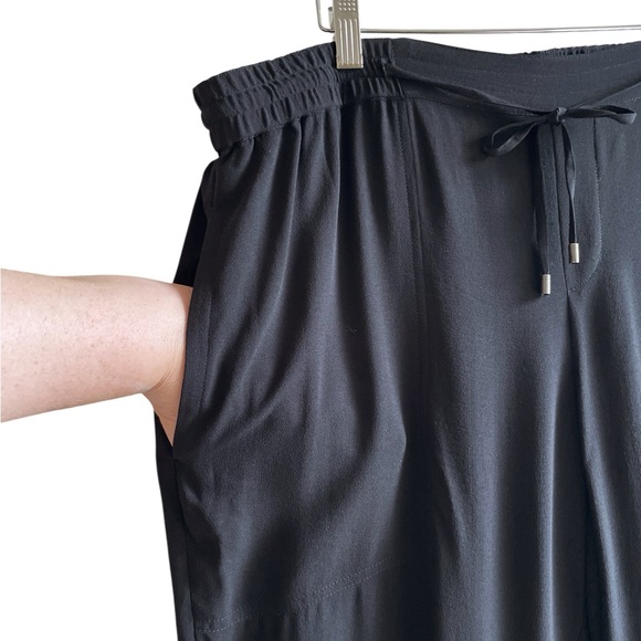 Eileen Fisher silk black pants size L large - Picture 4 of 6